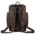 Men's leather backpack