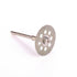 Emery jade saw blade with hole