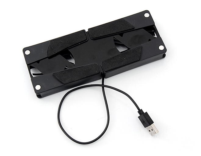 Record the computer USB dual fan