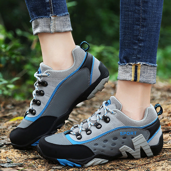 Unisex Hiking Slip Resistant Outdoor Sport Shoe Running Sports Shoes Suede Leather Sneakers