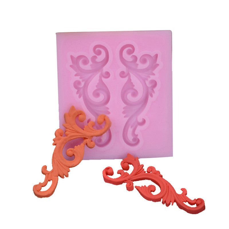 Fondant carving hollow silicone mold