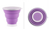 Silicone folding cup