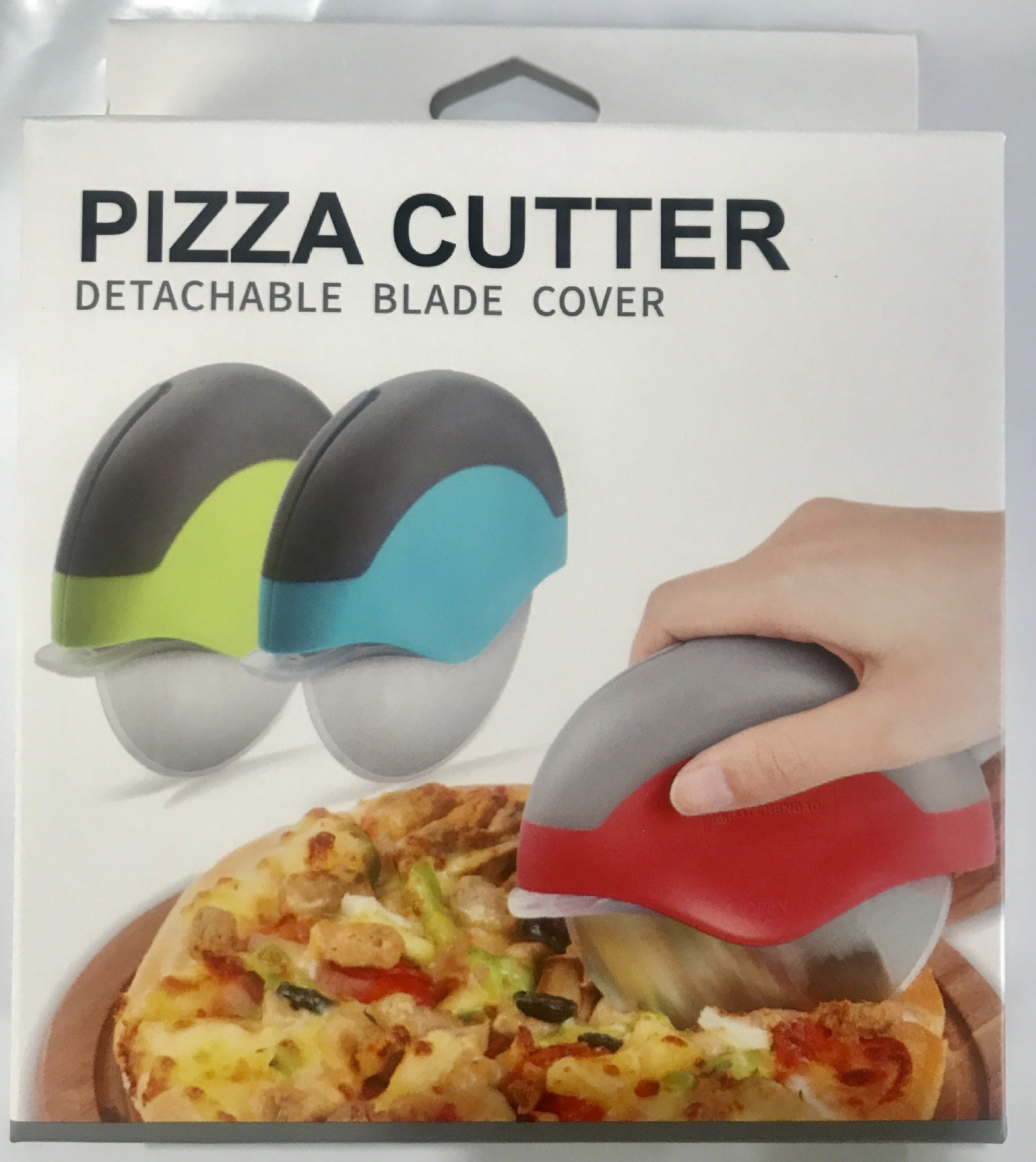 Stainless steel roller pizza cutter