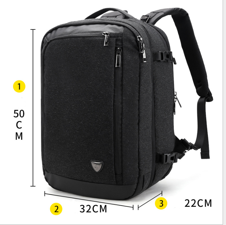 New men's business casual backpack Oxford cloth splash-proof multi-function backpack breathable decompression men's bag