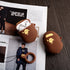 Silicone earphone case with protective ring