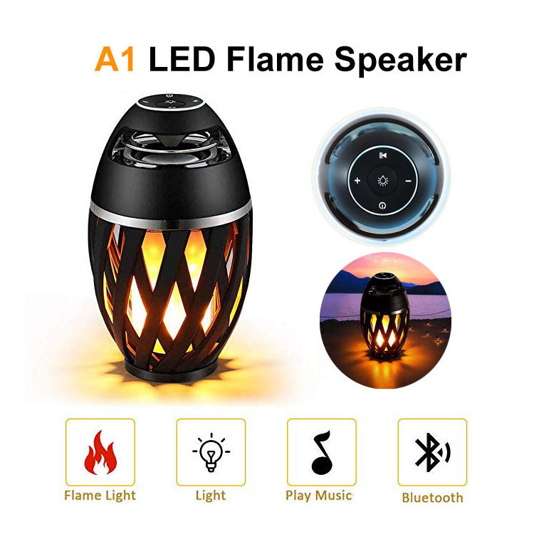 Flight-carrying flame Bluetooth speaker box