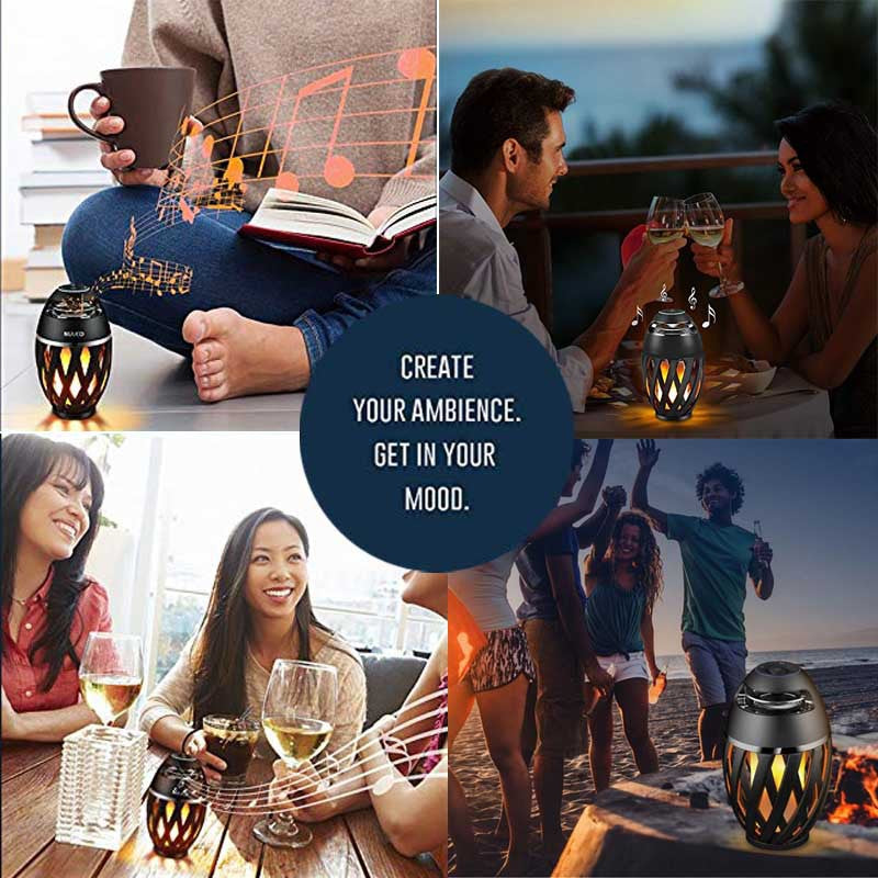 Flight-carrying flame Bluetooth speaker box