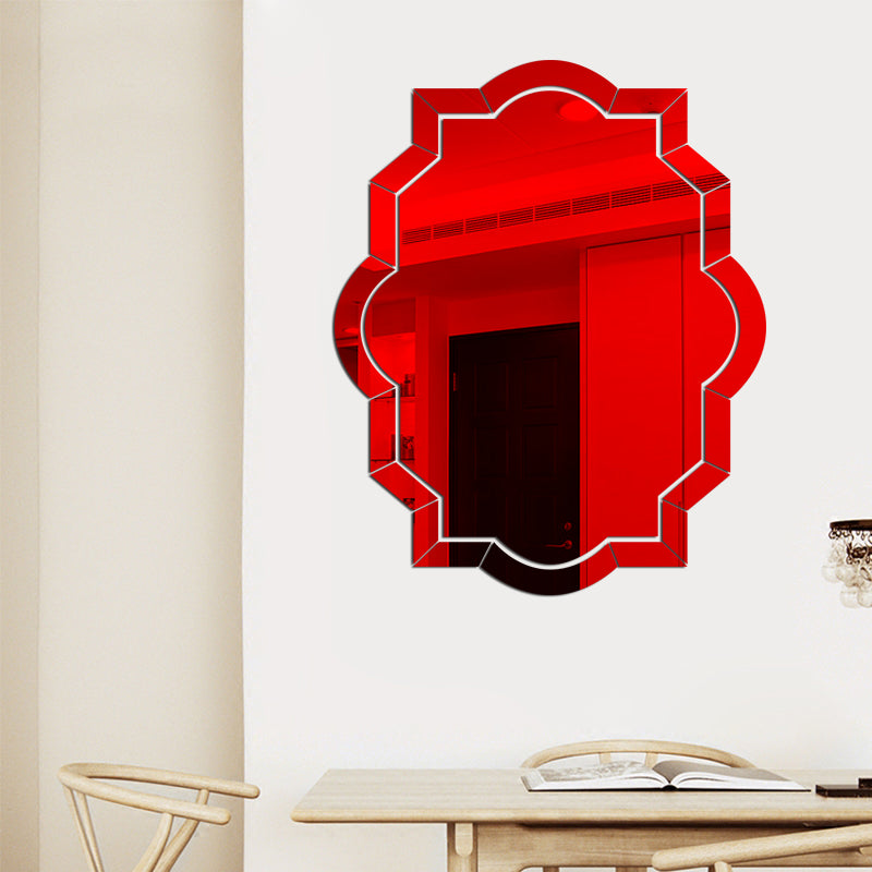 3D Acrylic Mirror Wall Sticker DIY Mural Home Bedroom Wall Decoration