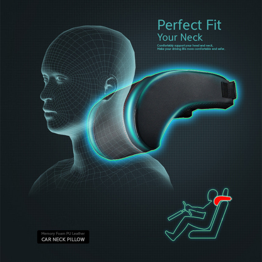 Slow rebound of car headrest