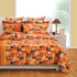 Canopus  Orange Bed Linen Set - Flickdeal.co.nz