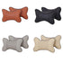 Automobile leather headrest neck protection pillow