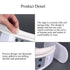 S/M/L Breathable Cervical Collar Neck Support Portable Detachable Neck Orthosis Brace