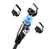 Curved magnetic suction mobile phone data line