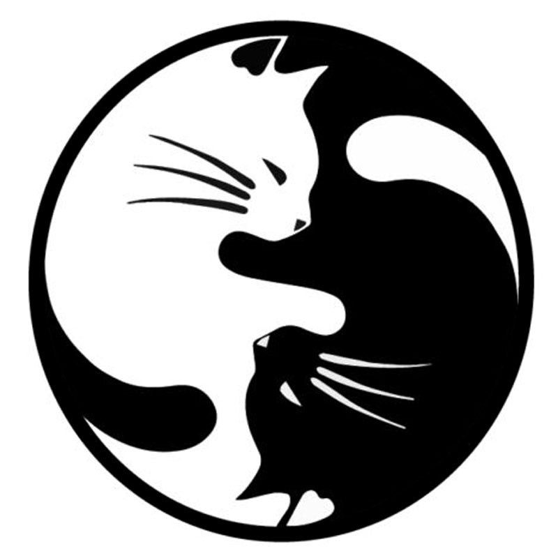 Reflective Personality Cartoon Cat Car Sticker