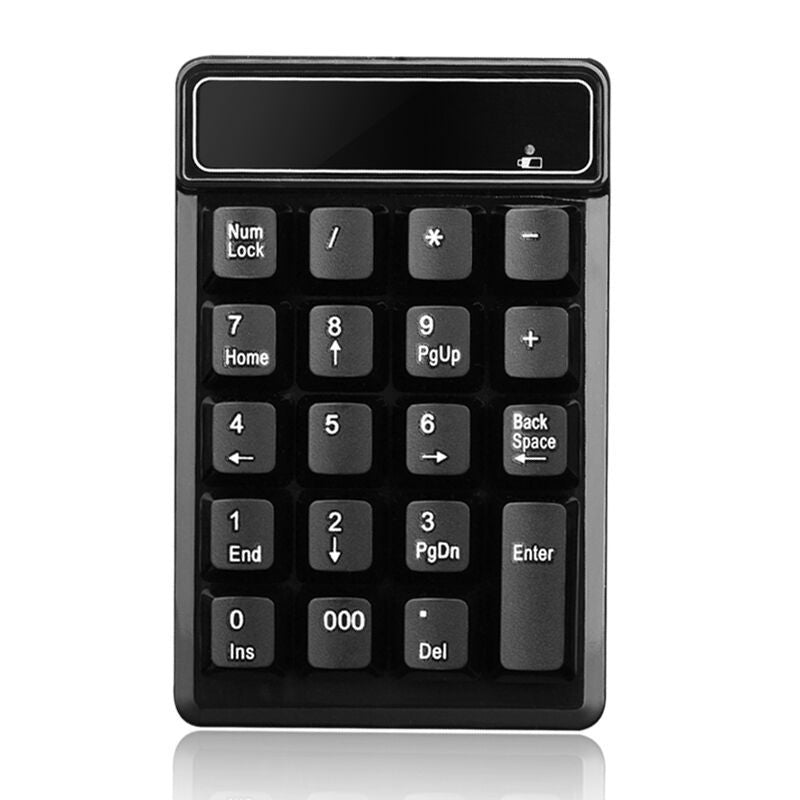 Small 2.4GHz Wireless Numeric Keypad Mini Suspension Number Pad Keyboard for Laptop PC