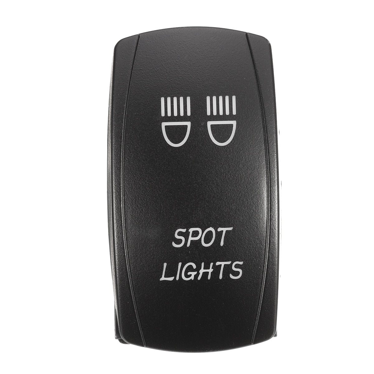 Car Boat Marine Waterproof Dual Red 5 Pins LED Light RV Laser Rocker On-Off Driving Switch