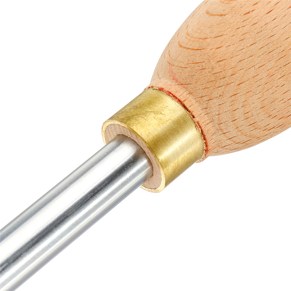 R8 Wood Turning Chisel Woodworking Carving Tool With Carbide Insert Wooden Handle Hand-held With Wrench