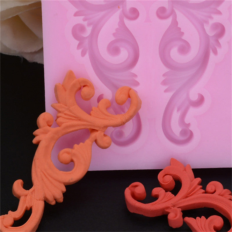 Fondant carving hollow silicone mold