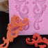 Fondant carving hollow silicone mold