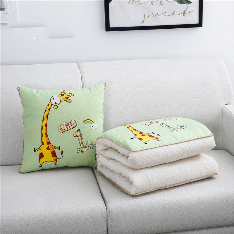 Car cartoon style pillow quilt