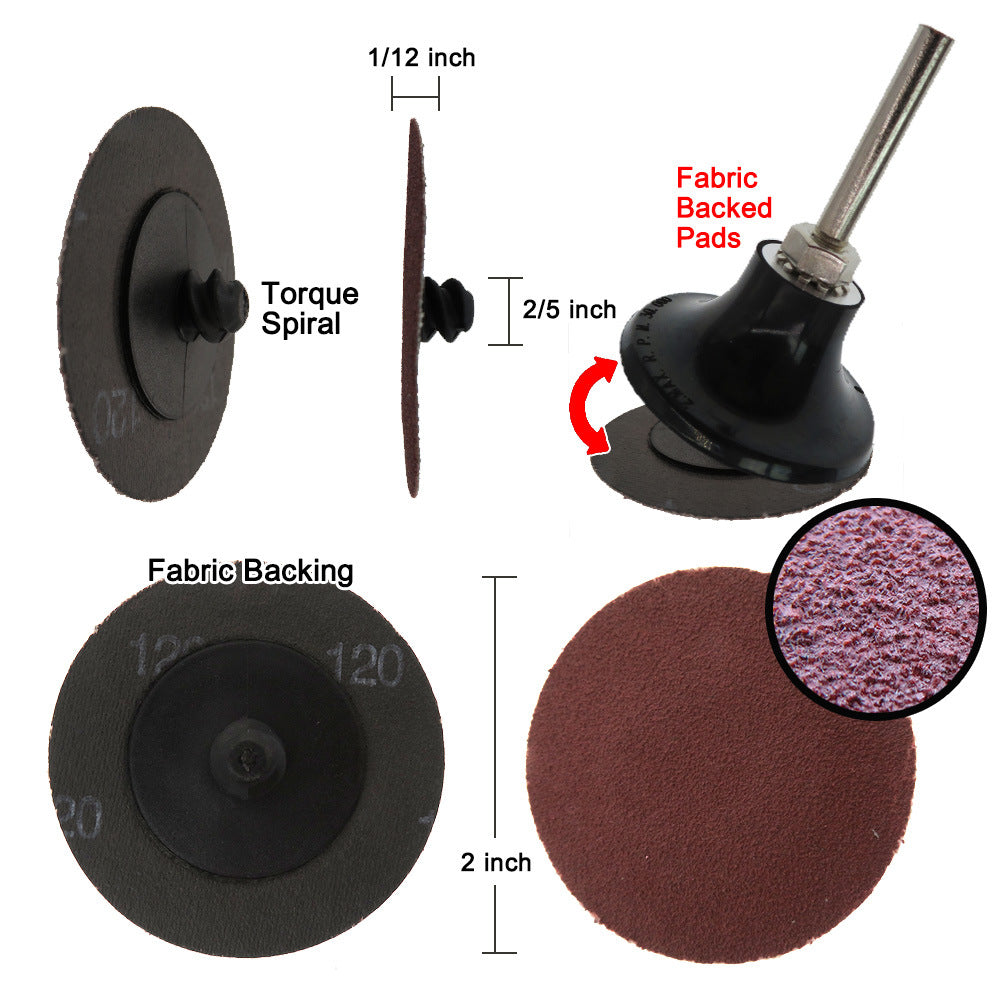 35 sets of torque sand disc polishing spiral sand disc