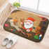 40x60cm Christmas Non-slip  Absorbent  Floor Mat Bathroom Kitchen Bedroom Doormat Carpet Decor