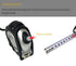 Self-locking steel tape measure