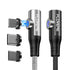 Curved magnetic suction mobile phone data line