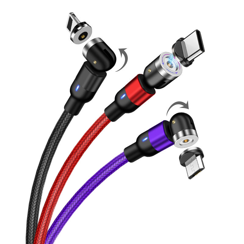 Rotating magnetic data cable