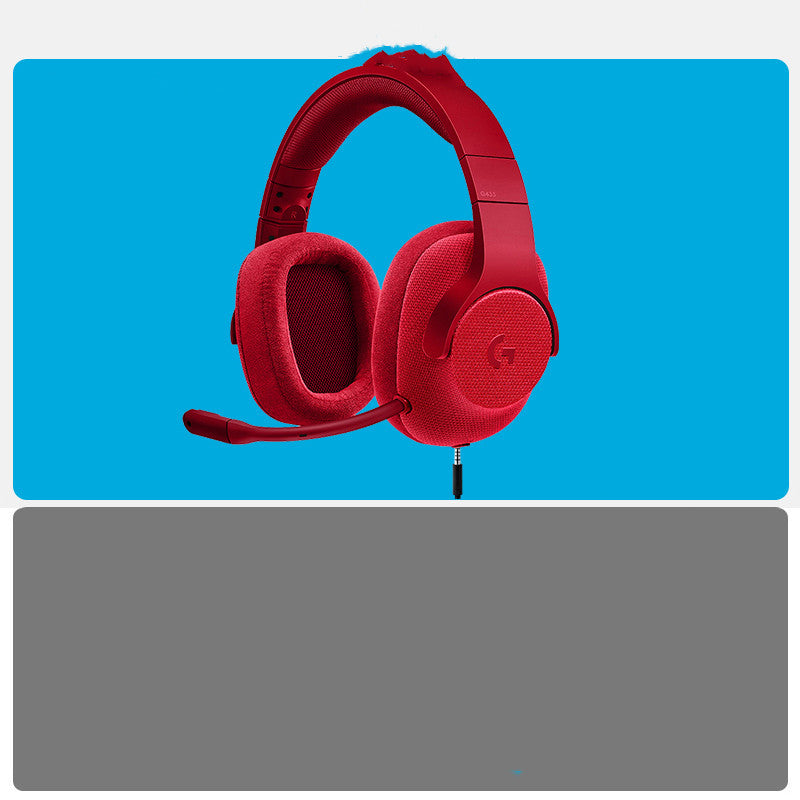 Head-mounted computer desktop wired headset