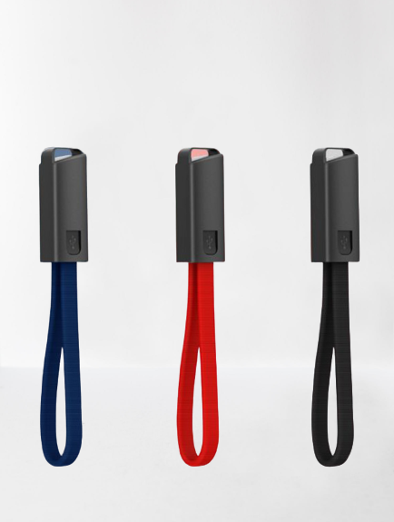 Fast charging cable keychain