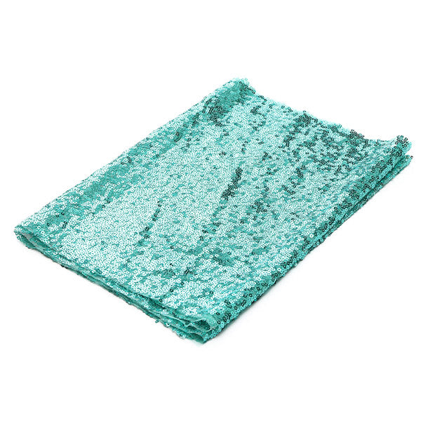 30x180cm Mint Green Blush Sequins Table Runner Wedding Party Tablecloth Decoration