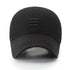 Embroidered Three-bar Baseball Cap With Curved Brim Cap