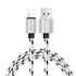 Nylon Braided Lattice Resistant Mobile Phone Data Cable Charging Cable