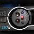 Multi-function Cigarette Lighter Digital Display Multi-mouth Cup Type Car Mobile Phone Car Charger