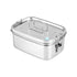 Stainless Steel Sealed Lunch Box Fresh Keeping Box Rectangular Leak Proof With Lid