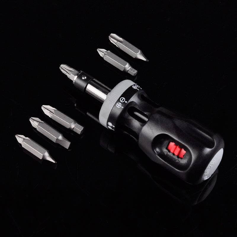 12 In 1 Screwdriver Set Mini Portable Multifunction Tool Metric System Short Model Precision Degree Right Angle Driver