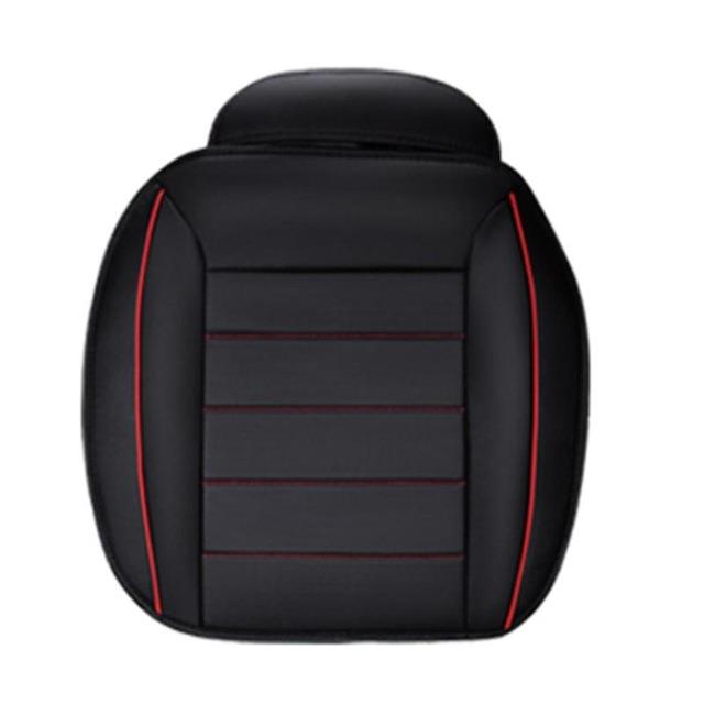 Breathable PU Leather Car Front Seat Cover Anti Slip Mat Fou