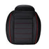 Breathable PU Leather Car Front Seat Cover Anti Slip Mat Fou