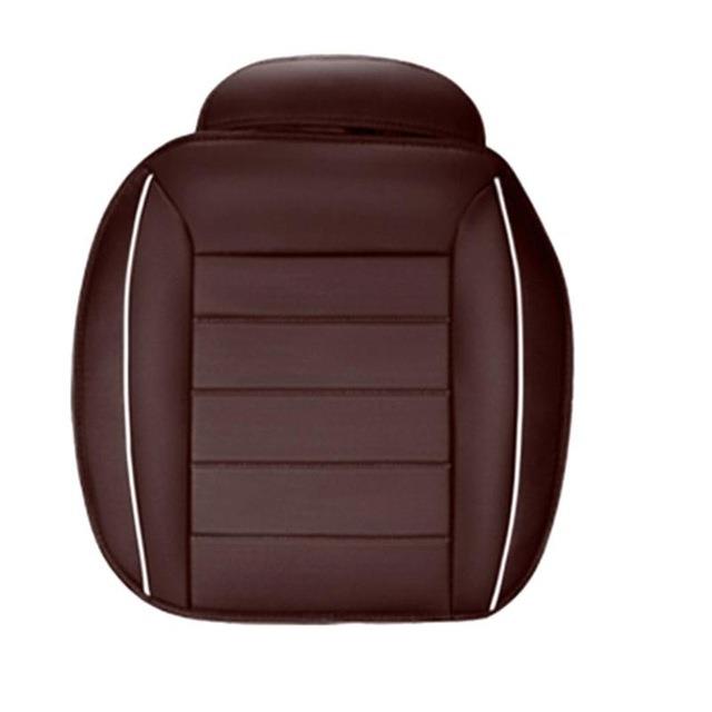 Breathable PU Leather Car Front Seat Cover Anti Slip Mat Fou