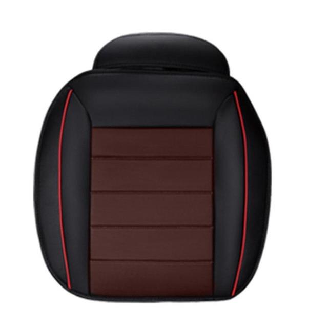 Breathable PU Leather Car Front Seat Cover Anti Slip Mat Fou