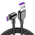 Data Cable 5A Fast Charging Elbow Charging Cable for Mobile Phone