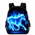 Horse Schoolbag Animal Head High School Junior High School Elementary School Toddler Cartoon Lightening Backpack
