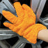 Double-sided Coral Fleece 5-finger Car Wash Gloves