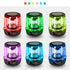 Portable Colorful Wireless Crystal Glass Bluetooth Speaker