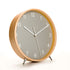 European Style Simple Pointer Wood Quartz Table Clock