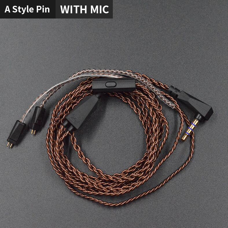 High-purity Oxygen-free Copper Twisted Upgrade Line 0.75mm Gold-plated Pin