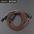 High-purity Oxygen-free Copper Twisted Upgrade Line 0.75mm Gold-plated Pin