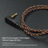 High-purity Oxygen-free Copper Twisted Upgrade Line 0.75mm Gold-plated Pin