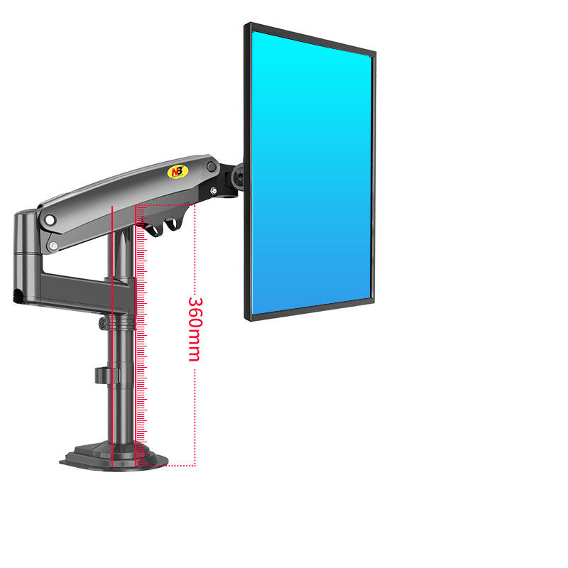 Nb F80 Computer Monitor Stand Desktop Lcd Dual Screen Telescopic Rotating Lifting Desktop Shelf F100A